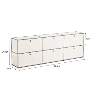Modern Storage Cabinet Stainless - Thumbnail Image 21