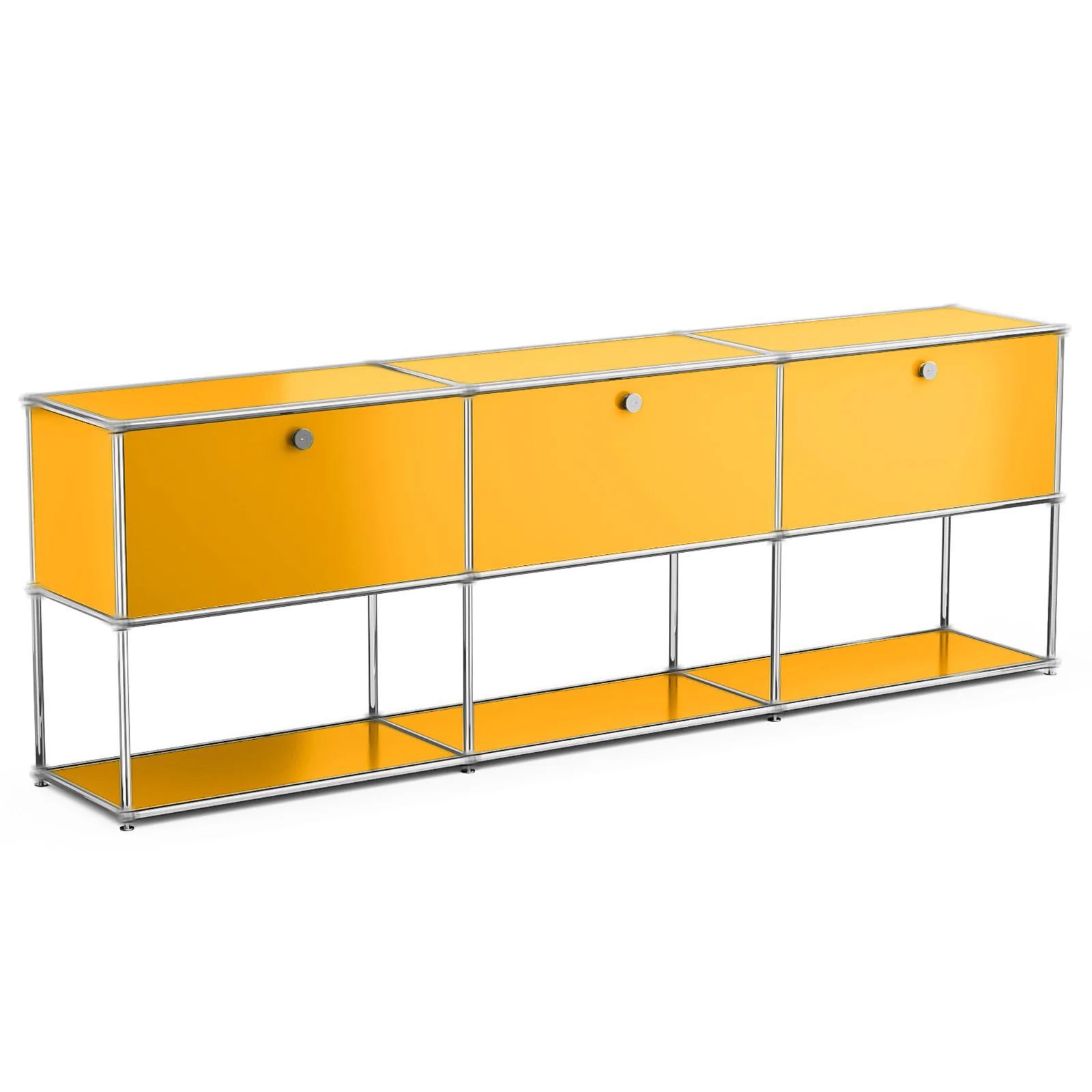Modern Storage Cabinet Stainless - Image 1