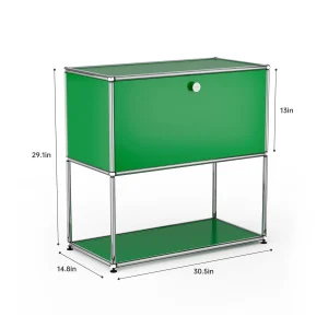 Modern Storage Cabinet Stainless - Thumbnail Image 15