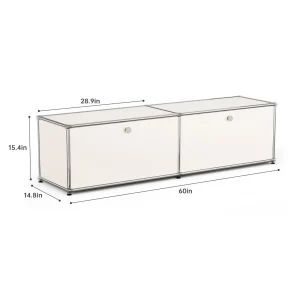 Modern Storage Cabinet Stainless - Thumbnail Image 10