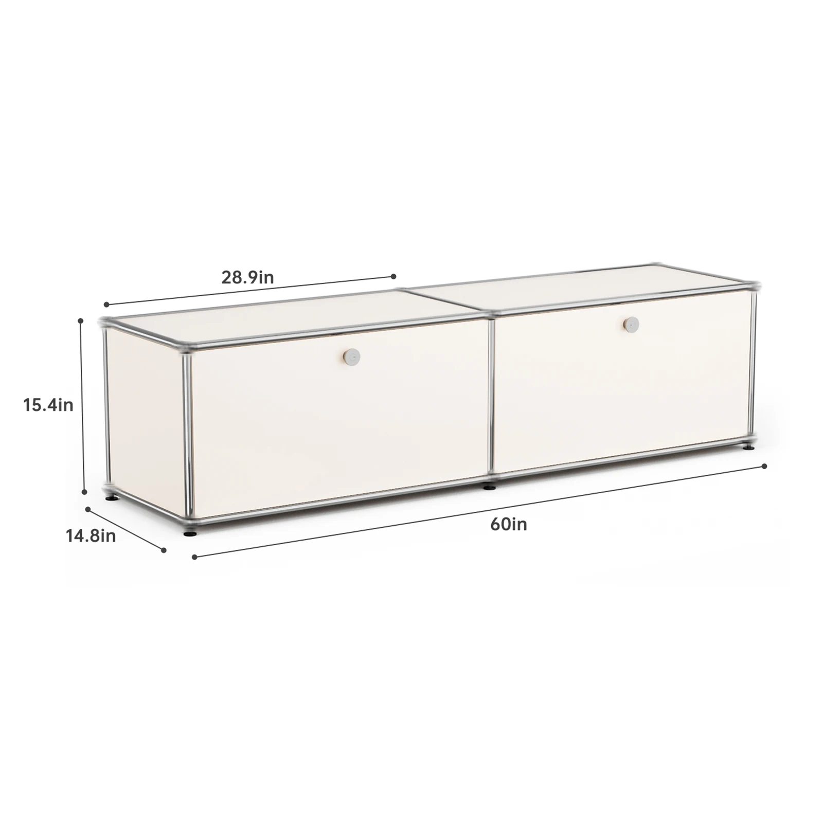 Modern Storage Cabinet Stainless - Image 10