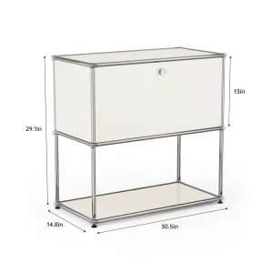 Modern Storage Cabinet Stainless - Thumbnail Image 4