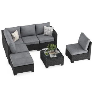 Patio Sectional Sofa Set - Thumbnail Image 5