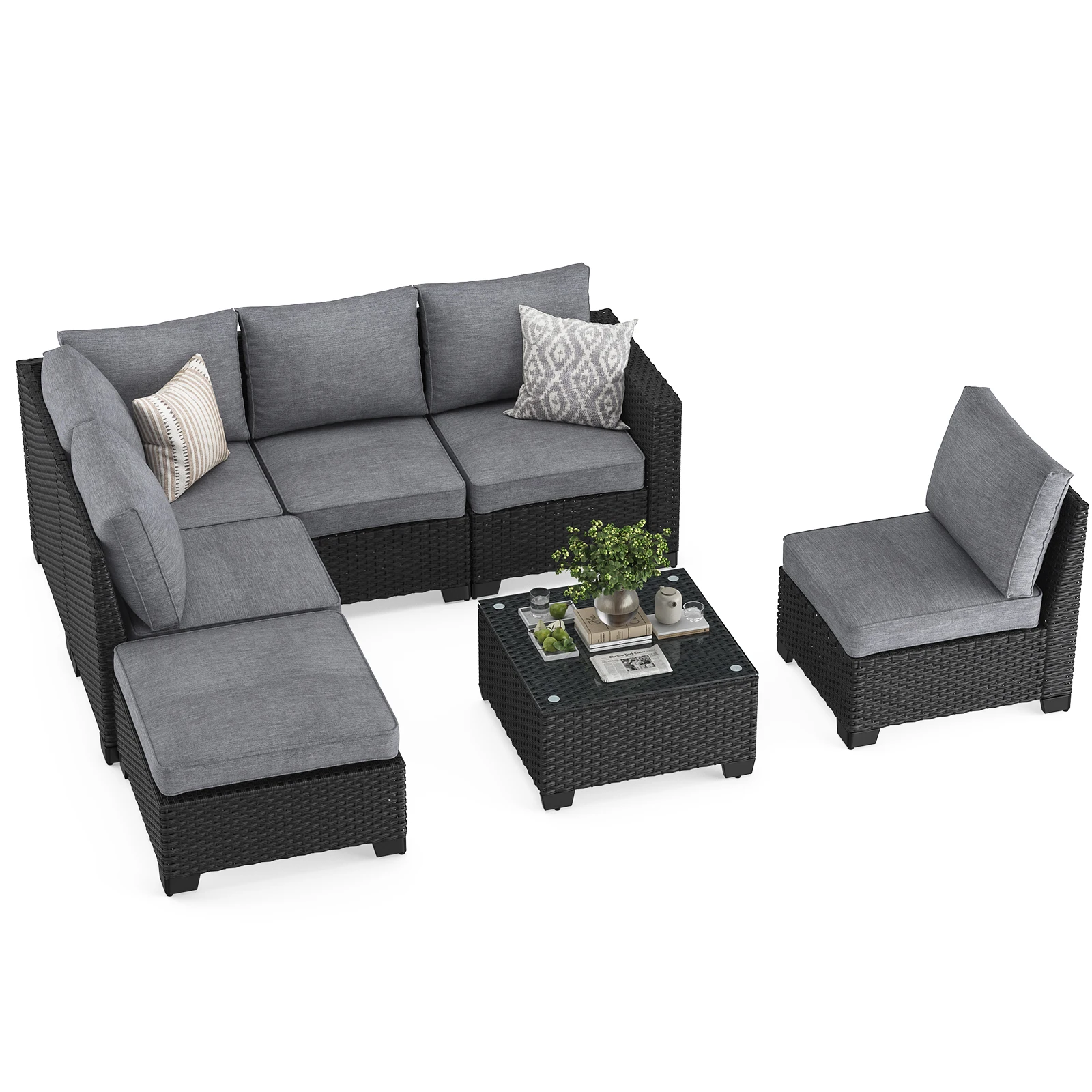 Patio Sectional Sofa Set - Image 5