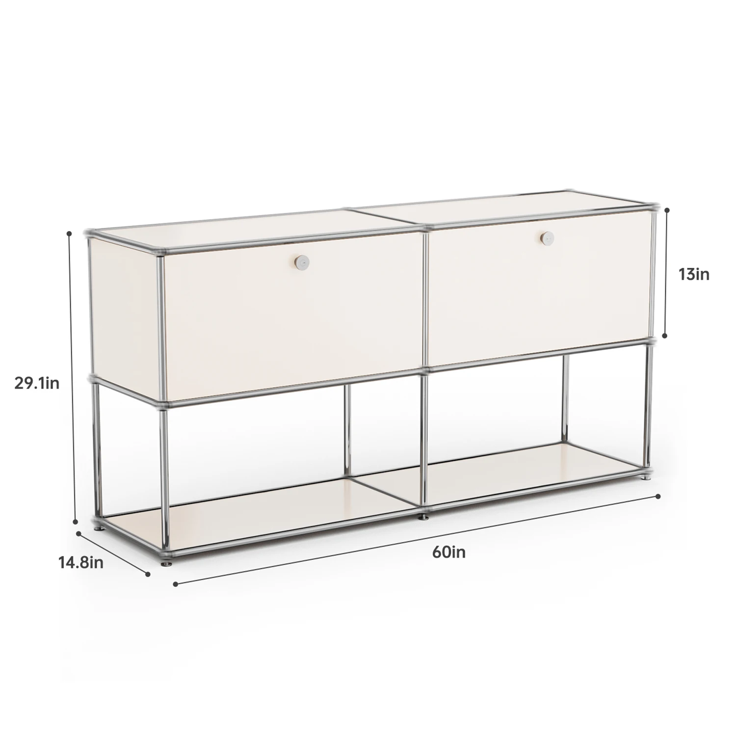 Modern Storage Cabinet Stainless - Image 18