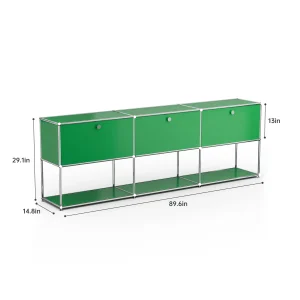 Modern Storage Cabinet Stainless - Thumbnail Image 19