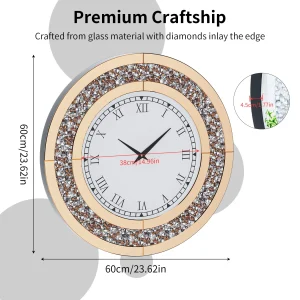 Round Mirror Clock Crystal - Thumbnail Image 5