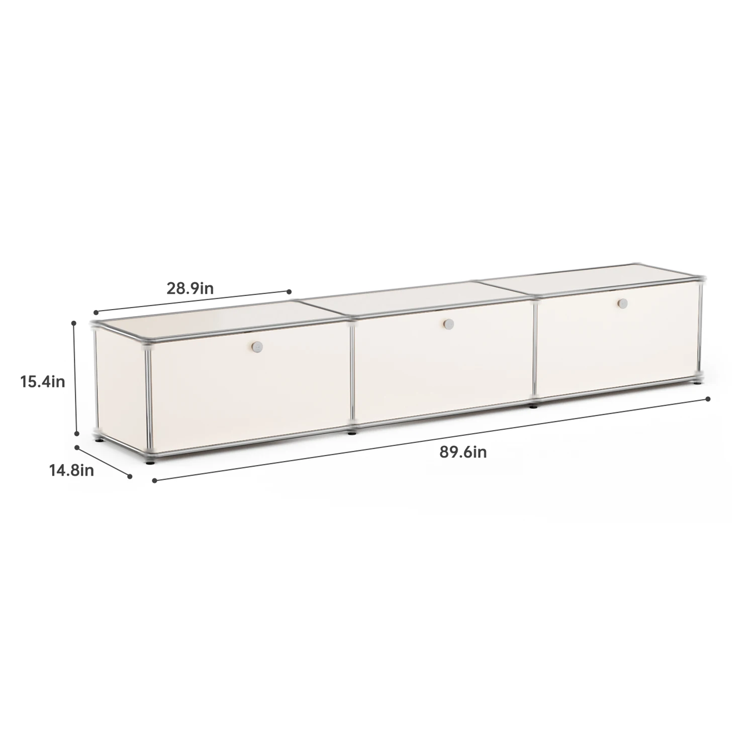 Modern Storage Cabinet Stainless - Image 16