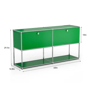 Modern Storage Cabinet Stainless - Thumbnail Image 13